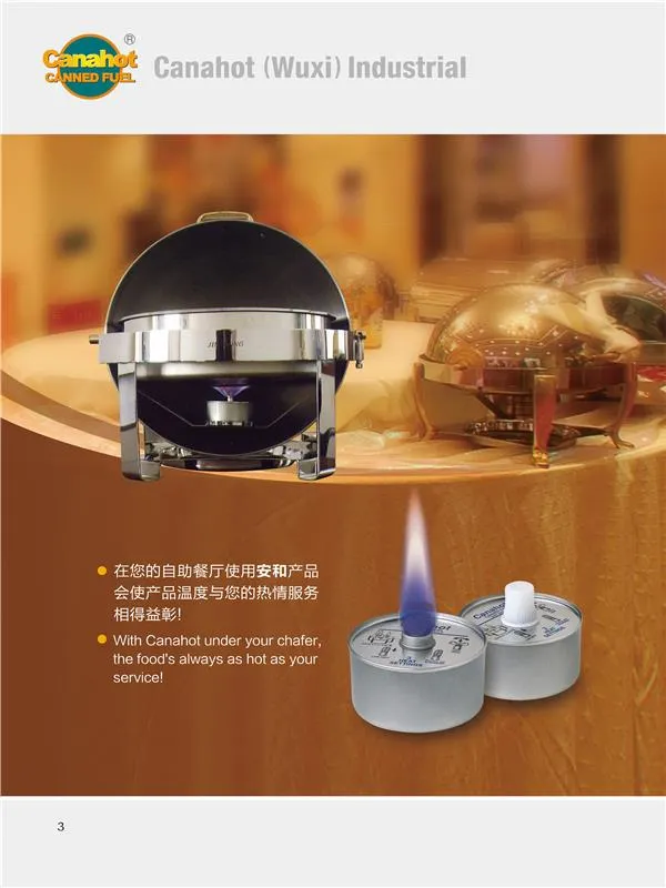 Liquid Wick Chafing Fuel Quick Cap